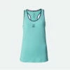WOMAN BASIC TANK TOP TURQUOISE