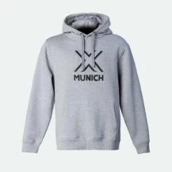 SUDADERA CAPUCHA PADEL GRIS VIGORE